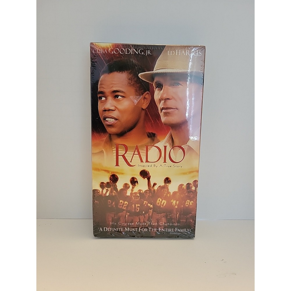 Radio VHS Tape 2004 Cuba Gooding Jr Ed Harris Brand New Sealed 0043396013056